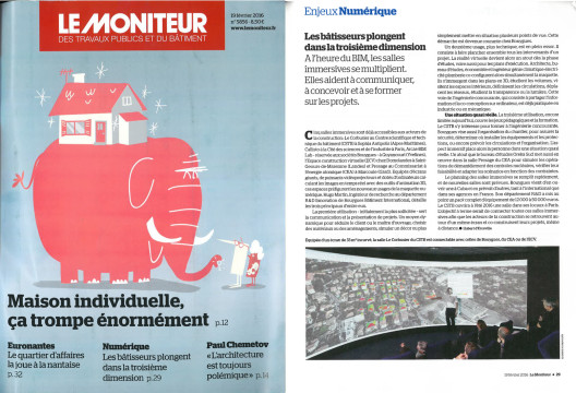 L'ECV est à l'honneur dans le Moniteur