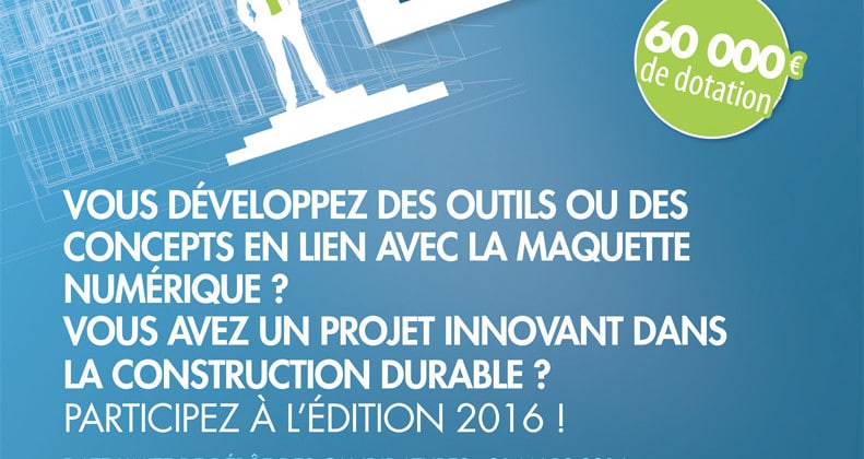 Concours National de la Création d'Entreprise Construction Durable 2016