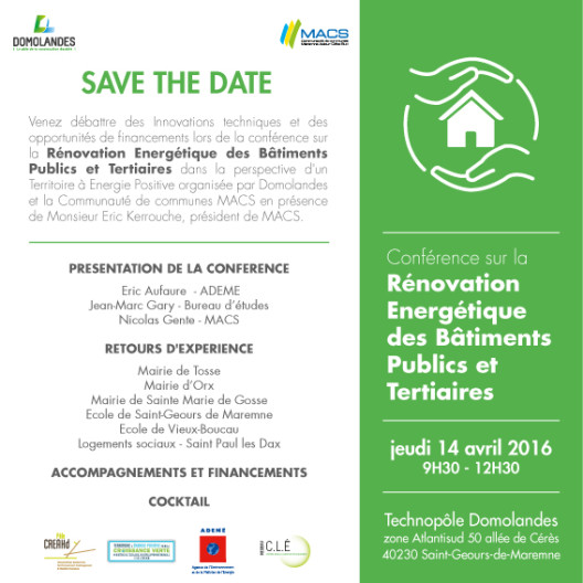 CONFÉRENCE SUR LA RÉNOVATION ENERGÉTIQUE DES BÂTIMENTS PUBLICS ET TERTIAIRES