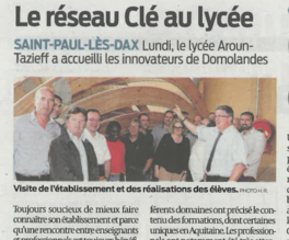Le Réseau CLE visite le lycée Aroun Tazieff