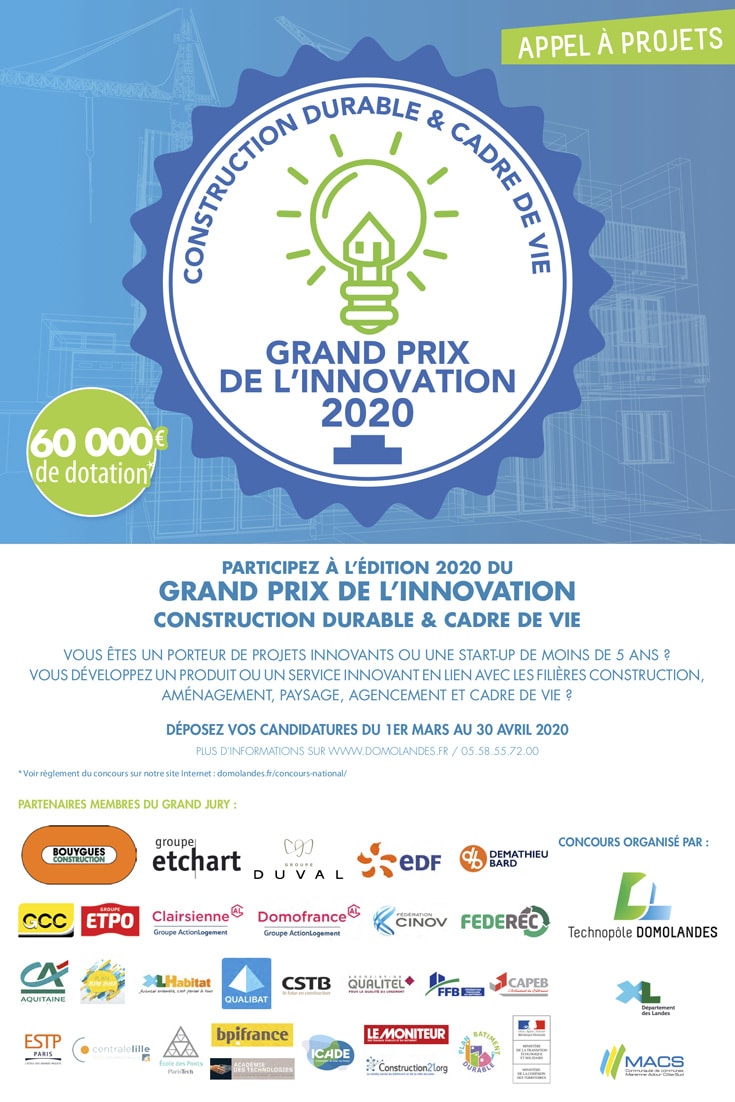 Grand Prix de l'Innovation Construction Durable et Cadre de Vie