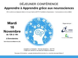 Déjeuner Conférence «  APPRENDRE À APPRENDRE GRÂCE AUX NEUROSCIENCES »