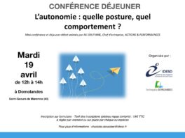 Déjeuner Thématique - L’autonomie : quelle posture, quel comportement ?