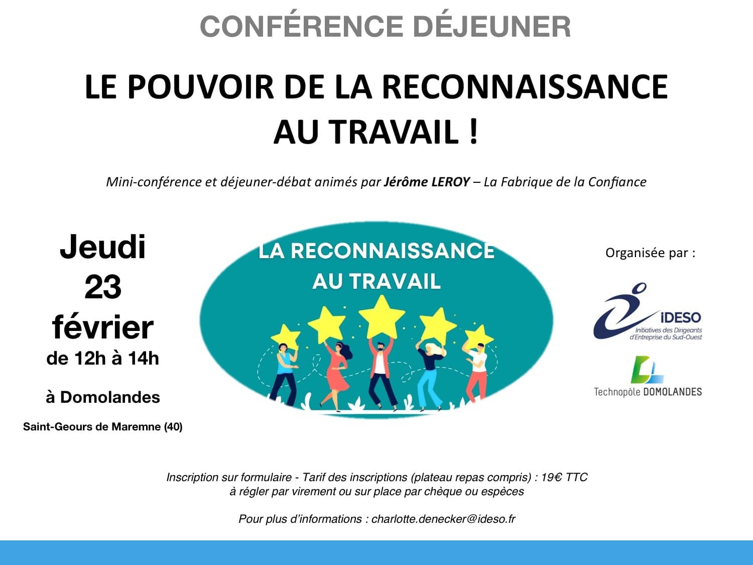 Déjeuner-Conférence : LE POUVOIR DE LA RECONNAISSANCE AU TRAVAIL ...