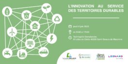 SAVE THE DATE - l’innovation au service des territoires durables - jeudi 8 juin