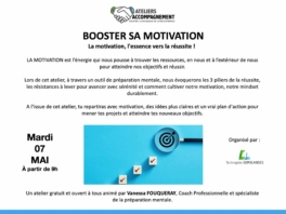 Atelier Booster sa Motivation - 07/05/24