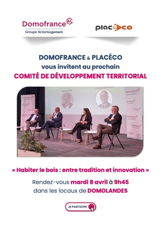 Comité de Développement Territorial - Domofrance x Placéco - 08/04/25