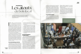 AU COEUR DU BOIS - ARTICLE DANS LES ANNONCES LANDAISES