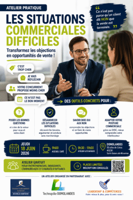 Atelier : Mieux gérer les situations commerciales difficiles